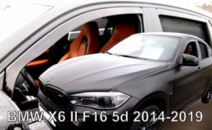Heko Wind deflectors BMW X6 II F16 5d 2014-2019 (rear deflectors included) 8 Heko Wind deflectors BMW X6 II F16 5d 2014-2019 (rear deflectors included)