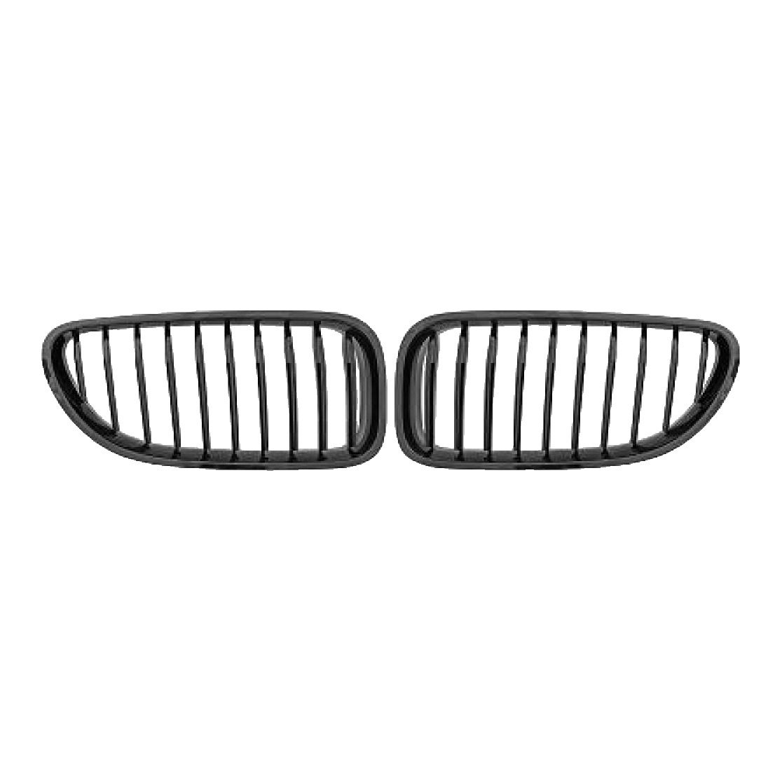 BMW 6 Series F06/F12/F13 Gloss Black Single Slat Kidney Grilles (2011-2018) 1 BMW 6 Series F06/F12/F13 Gloss Black Single Slat Kidney Grilles (2011-2018)