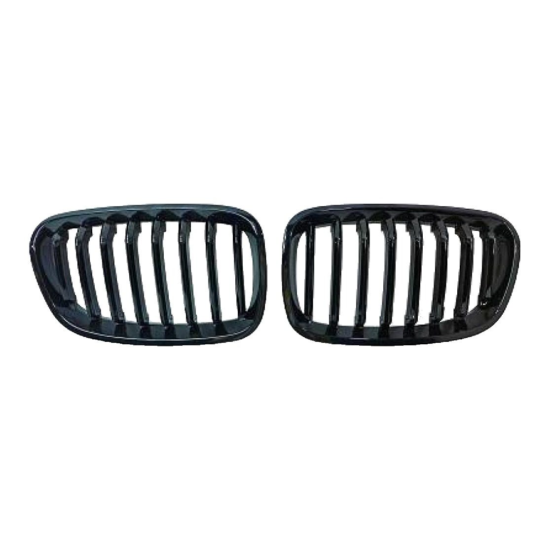 BMW 1 Series F20/F21 Gloss Black Single Slat Kidney Grilles (2011-2015) 1 BMW 1 Series F20/F21 Gloss Black Single Slat Kidney Grilles (2011-2015)