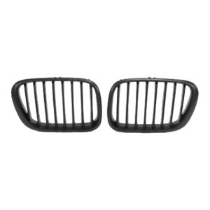 BMW X5 E53 Matt Black Single Slat Kidney Grilles (1999-2003) 9 X5 E53 Matt Black Single Slat Kidney Grilles 1290340