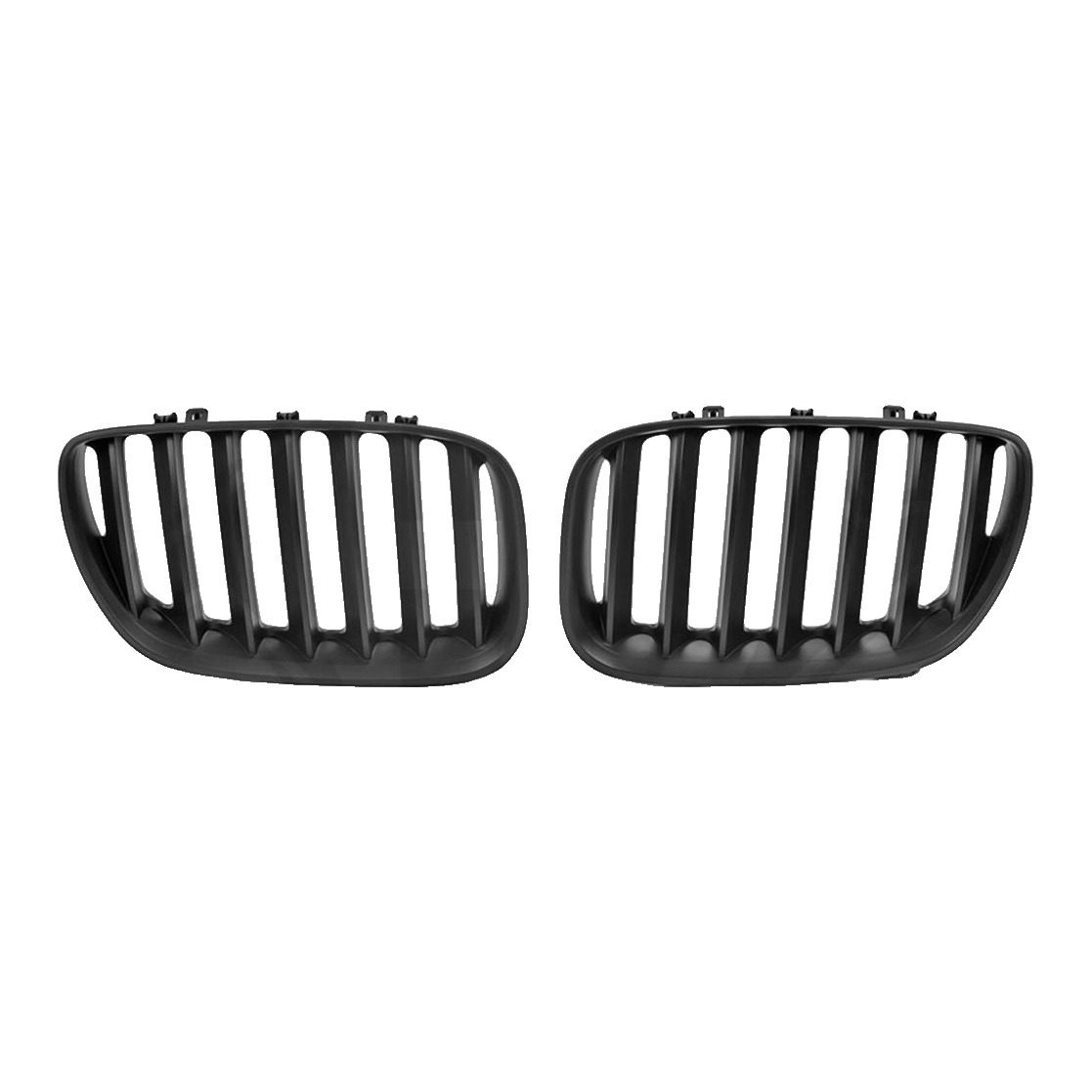 BMW X5 E53 LCI Black Single Slat Kidney Grilles (2003-2007) 1 X5 E53 LCI Black Single Slat Kidney Grilles 1290540