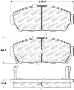 StopTech Street Front Brake Pads – Honda Civic EG / Integra DC2 (1993-2001) 7 StopTech Street Front Brake Pads – Honda Civic EG / Integra DC2 (1993-2001)