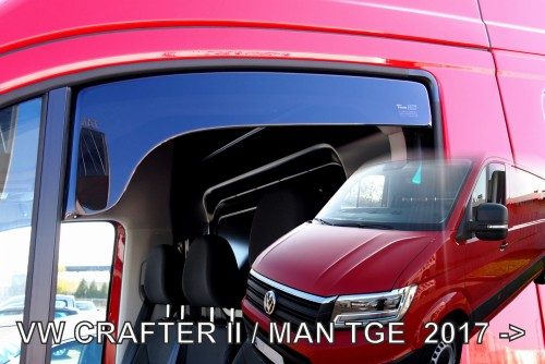 Heko Wind Deflectors VW Crafter II / MAN TGE (2017-on) Front Short 1 Heko Wind Deflectors VW Crafter II / MAN TGE (2017-on) Front Short