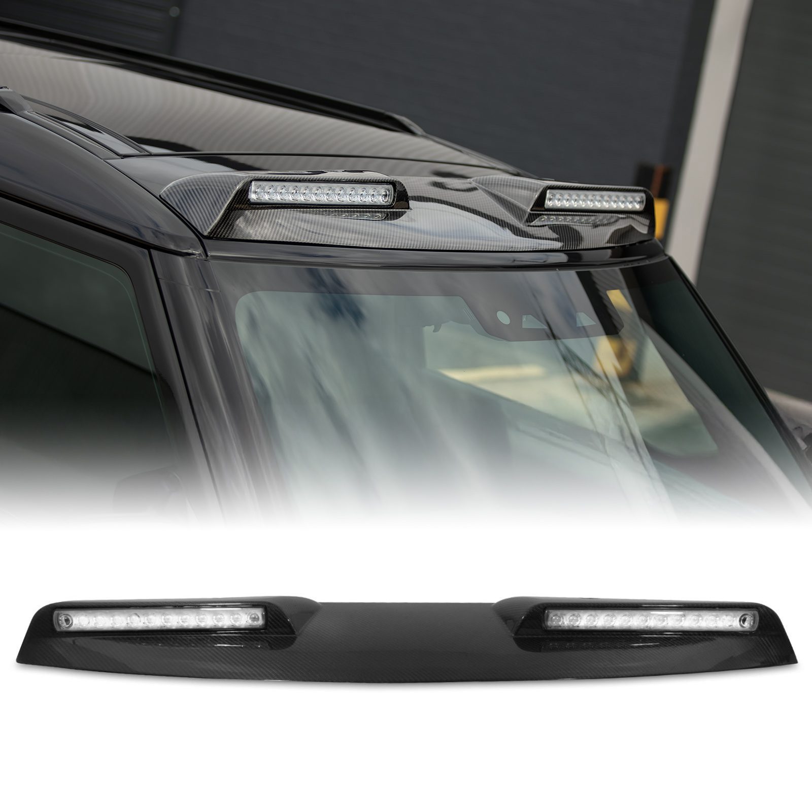 MACH 4x4 - Land Rover Defender Carbon Fibre Roof Light (90 L663 2020+) 1 MACH 4x4 - Land Rover Defender Carbon Fibre Roof Light (90 L663 2020+)