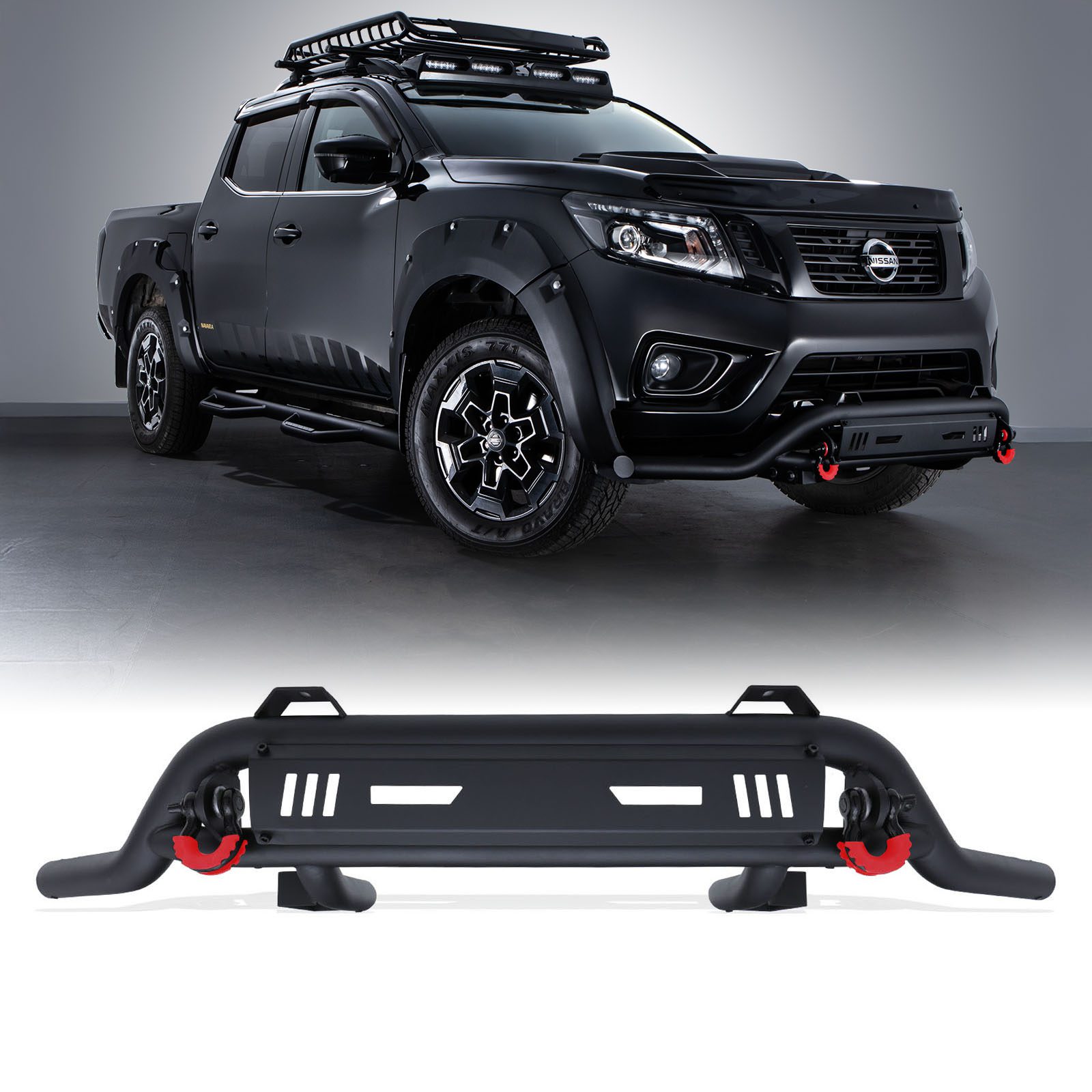 MACH 4x4 - Nissan Navara 4x4 Off Road Nudge Bull Bar (D23 NP300 2014-2021) 1 MACH 4x4 - Nissan Navara 4x4 Off Road Nudge Bull Bar (D23 NP300 2014-2021)