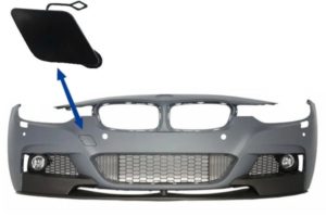 BMW 3 Series F30 / F31 M Performance Style Front Bumper Tow Hook Cover (2011-on)