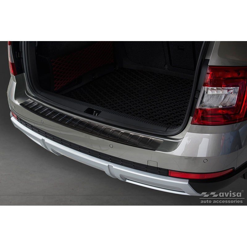 Avisa Skoda Octavia Mk3 5E Stainless Rear Bumper Protector (2013-2020) 1 Avisa Skoda Octavia Mk3 5E Stainless Rear Bumper Protector (2013-2020)