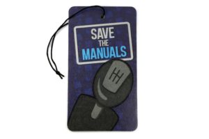 Save The Manuals Car Air Freshener – New Car Scent