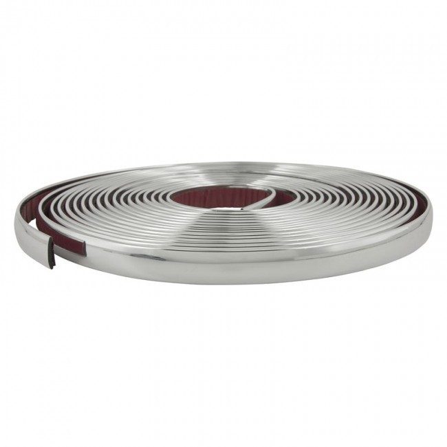AutoStyle Self-Adhesive Chrome Trim Strip 16mm 1 AutoStyle Self-Adhesive Chrome Trim Strip 16mm