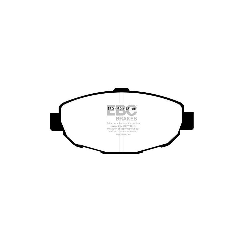 EBC Lexus SC300/SC400 Jzz30 Greenstuff 2000 Front Brake Pads (1992-2000) 1 EBC Lexus SC300/SC400 Jzz30 Greenstuff 2000 Front Brake Pads (1992-2000)