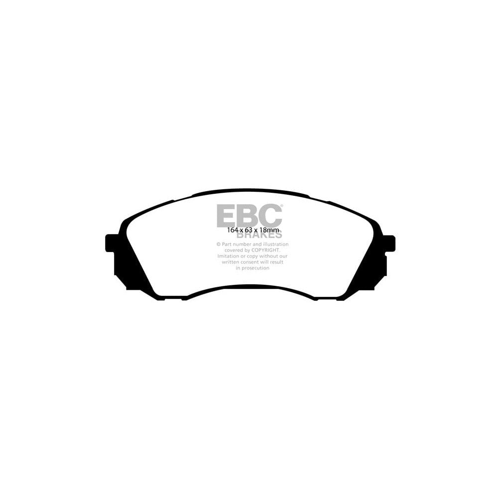 EBC Kia Carnival VQ Ultimax Front Brake Pads (2005-2014) 1 EBC Kia Carnival VQ Ultimax Front Brake Pads (2005-2014)