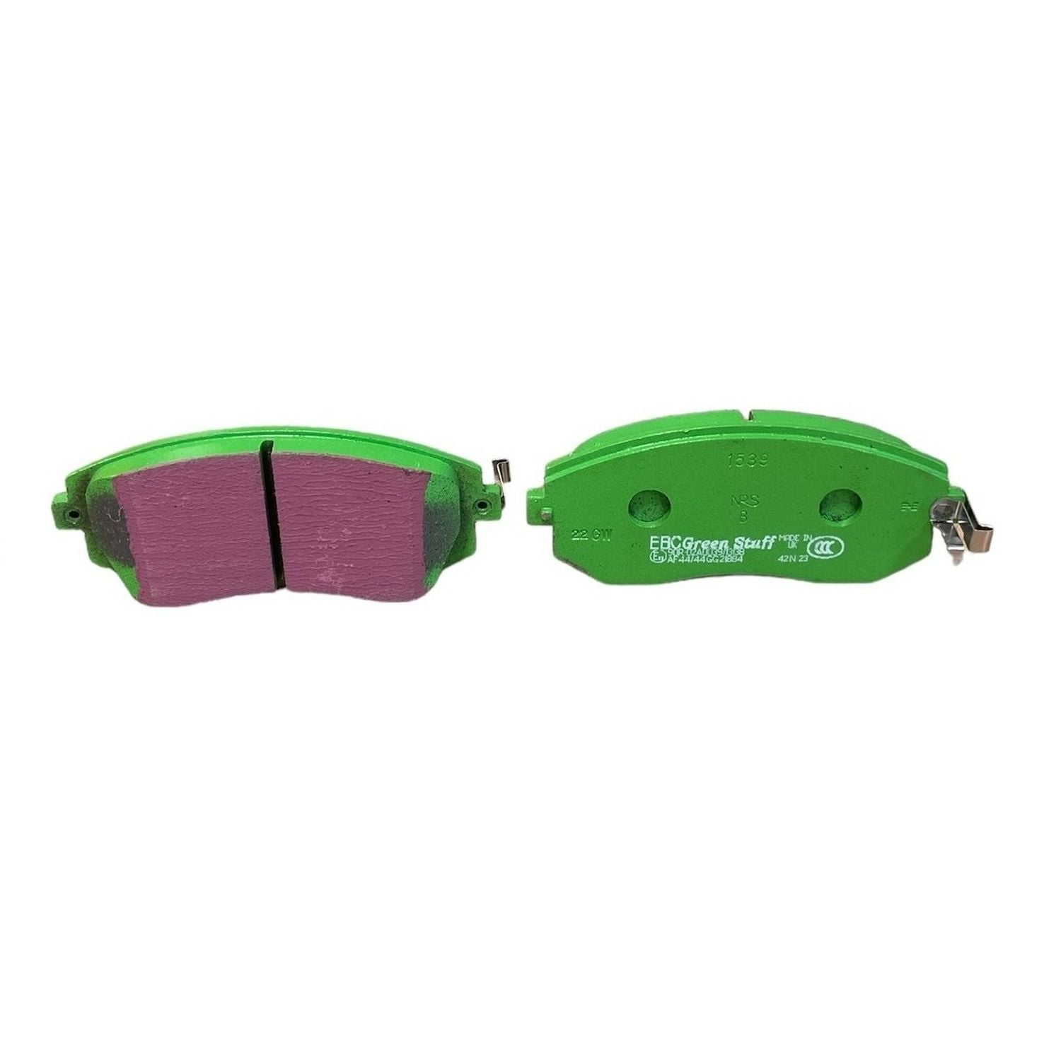 EBC Subaru Impreza Greenstuff 2000 Front Brake Pads 2 EBC Subaru Impreza Greenstuff 2000 Front Brake Pads - Image 2