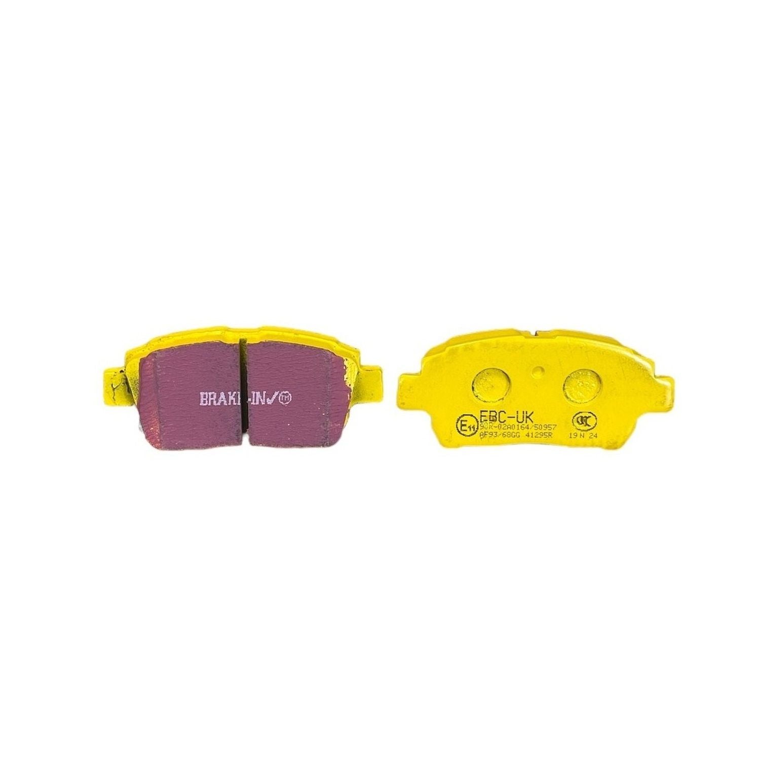 EBC Toyota Celica T23 Yellowstuff Front Brake Pads (1999-2006) 2 EBC Toyota Celica T23 Yellowstuff Front Brake Pads (1999-2006) - Image 2