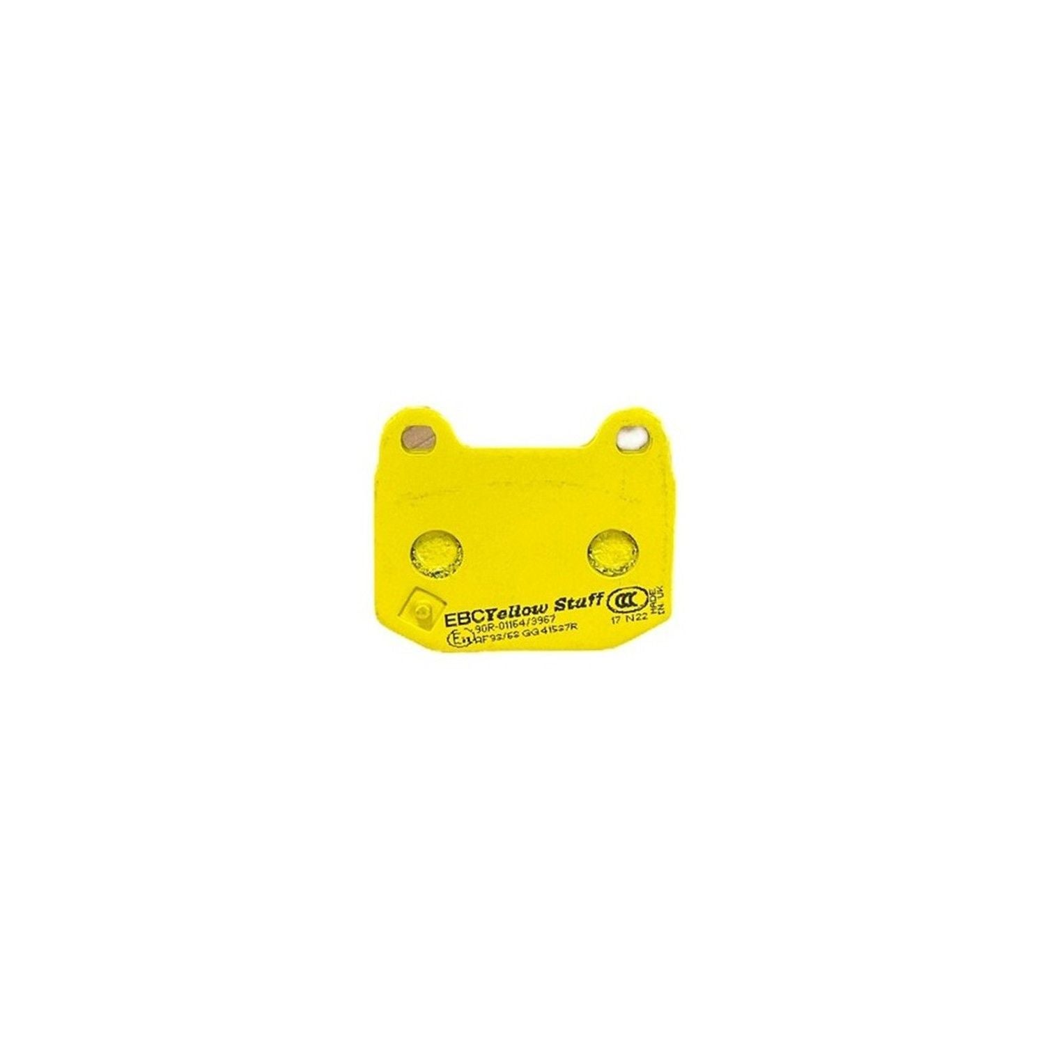 EBC Subaru Impreza Yellowstuff Rear Brake Pads (2001-2007) 3 EBC Subaru Impreza Yellowstuff Rear Brake Pads (2001-2007) - Image 3