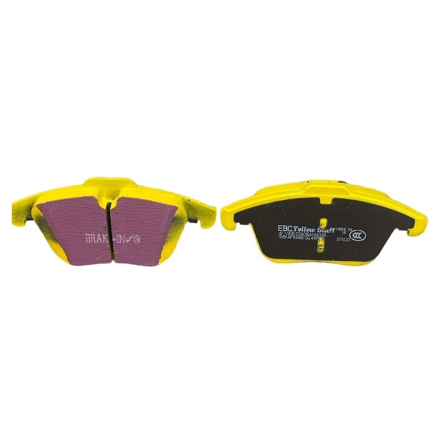 EBC Audi A4 B8/B8.5 Yellowstuff Front Brake Pads (2008-2015) 2 EBC Audi A4 B8/B8.5 Yellowstuff Front Brake Pads (2008-2015) - Image 2