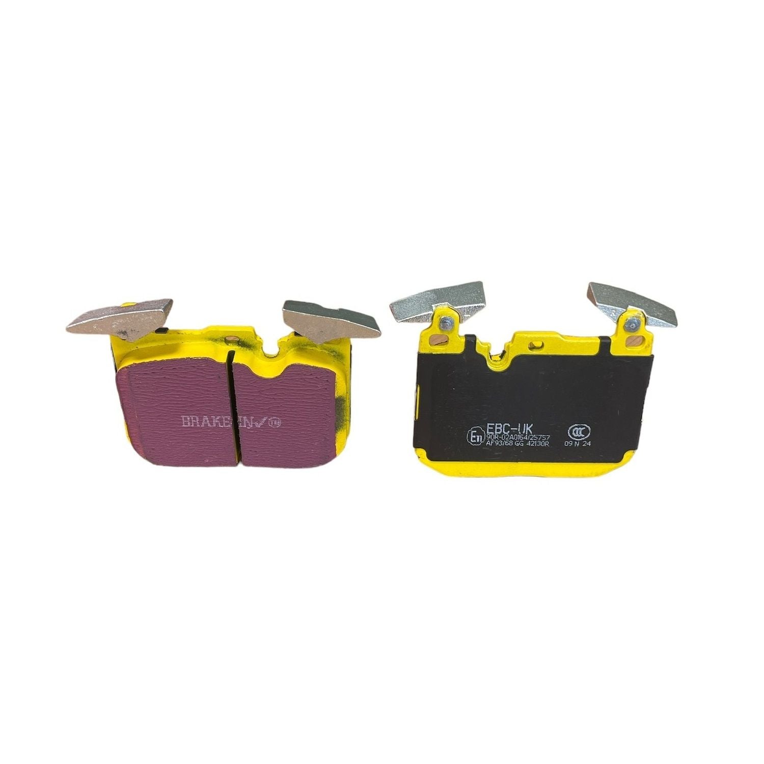 EBC BMW 3-Series F30 Yellowstuff Front Brake Pads (2011-2019) 2 EBC BMW 3-Series F30 Yellowstuff Front Brake Pads (2011-2019) - Image 2
