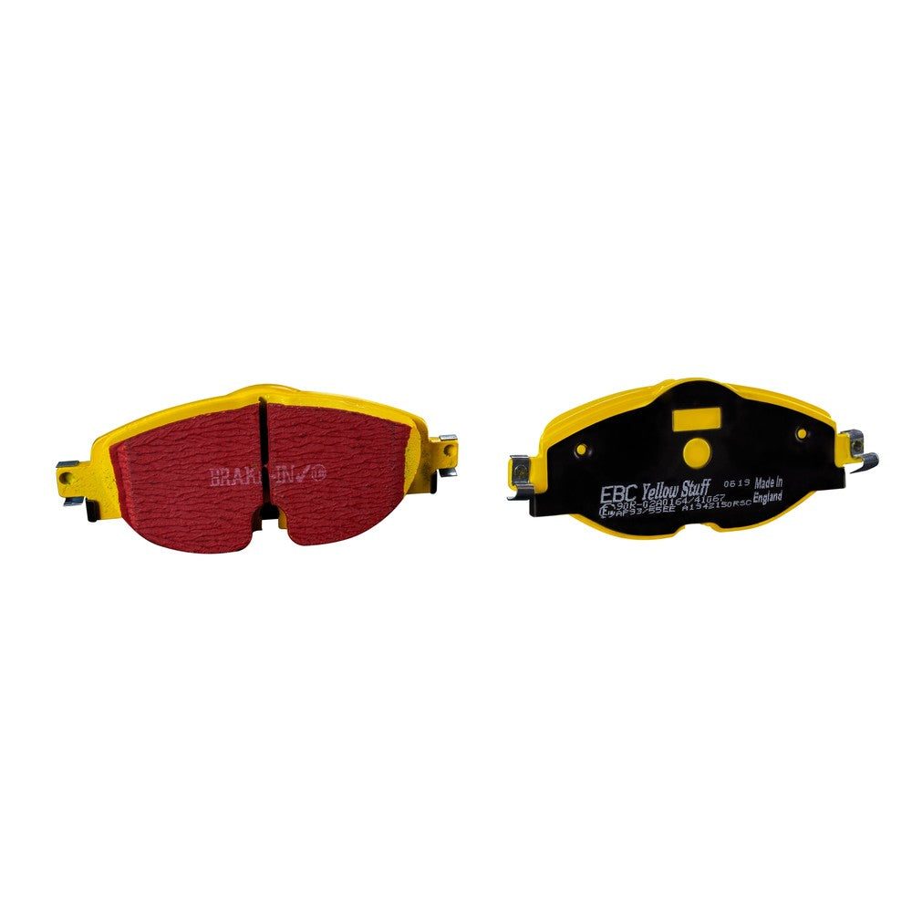 EBC VW Golf Mk7 Yellowstuff Front Brake Pads (2012-2020) 2 EBC VW Golf Mk7 Yellowstuff Front Brake Pads (2012-2020) - Image 2