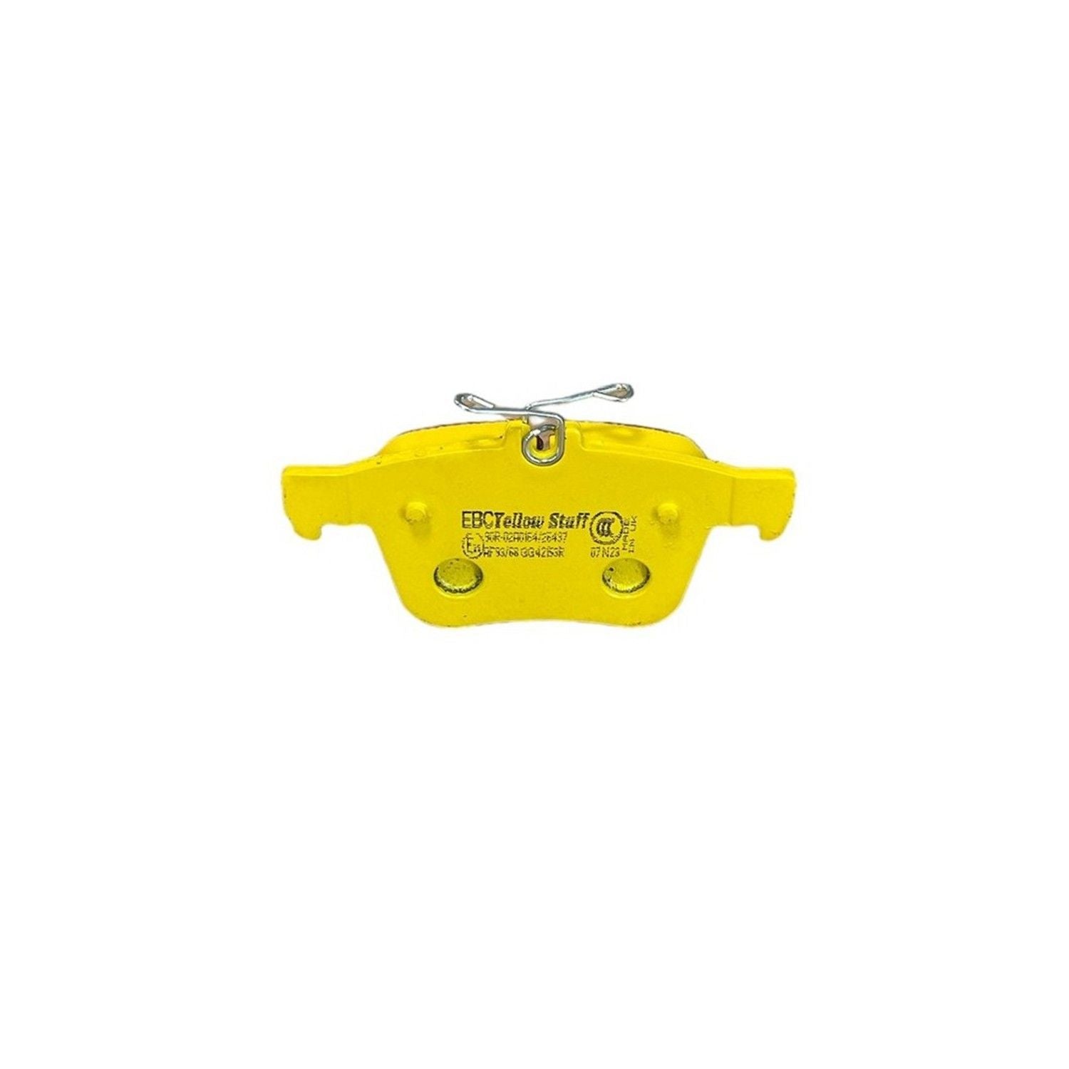 EBC VW Golf Mk7 Yellowstuff Rear Brake Pads (2012-2020) 3 EBC VW Golf Mk7 Yellowstuff Rear Brake Pads (2012-2020) - Image 3