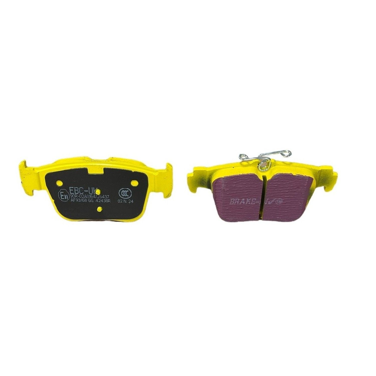 EBC VW Golf Mk8 Yellowstuff Rear Brake Pads (2019-on) 2 EBC VW Golf Mk8 Yellowstuff Rear Brake Pads (2019-on) - Image 2