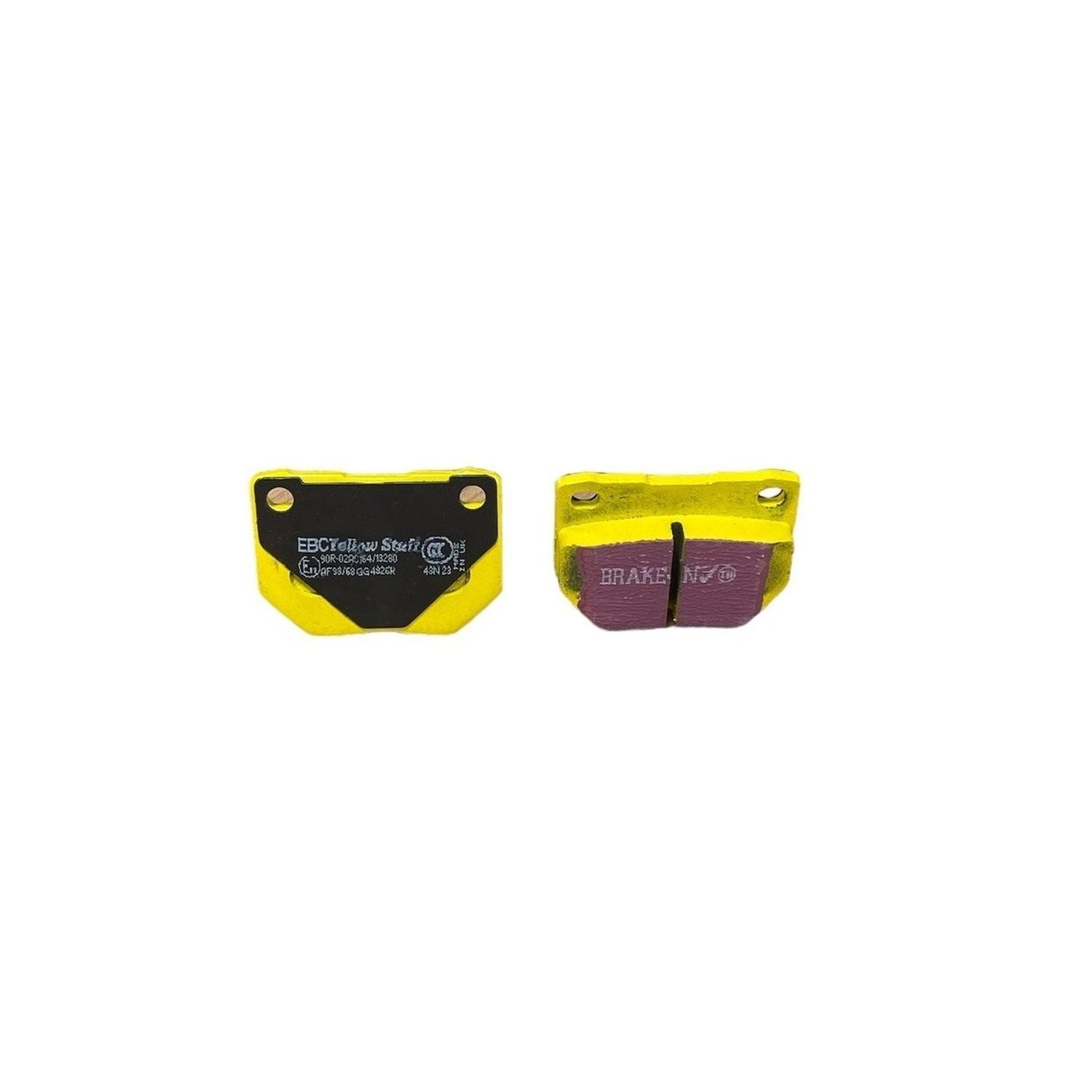 EBC Subaru Impreza Yellowstuff Rear Brake Pads (2001-2007) 2 EBC Subaru Impreza Yellowstuff Rear Brake Pads (2001-2007) - Image 2