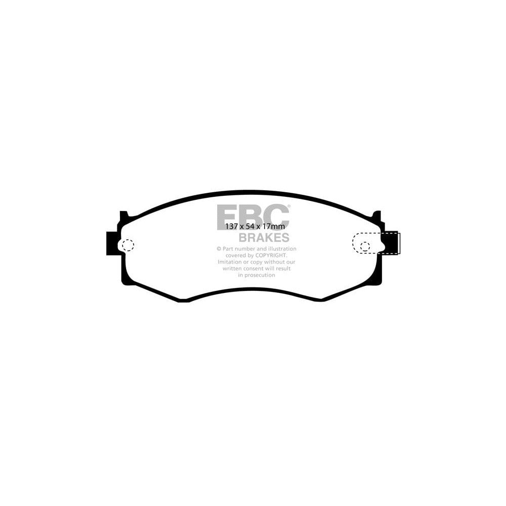 EBC Nissan Silvia S13 Greenstuff 2000 Front Brake Pads 1 EBC Nissan Silvia S13 Greenstuff 2000 Front Brake Pads
