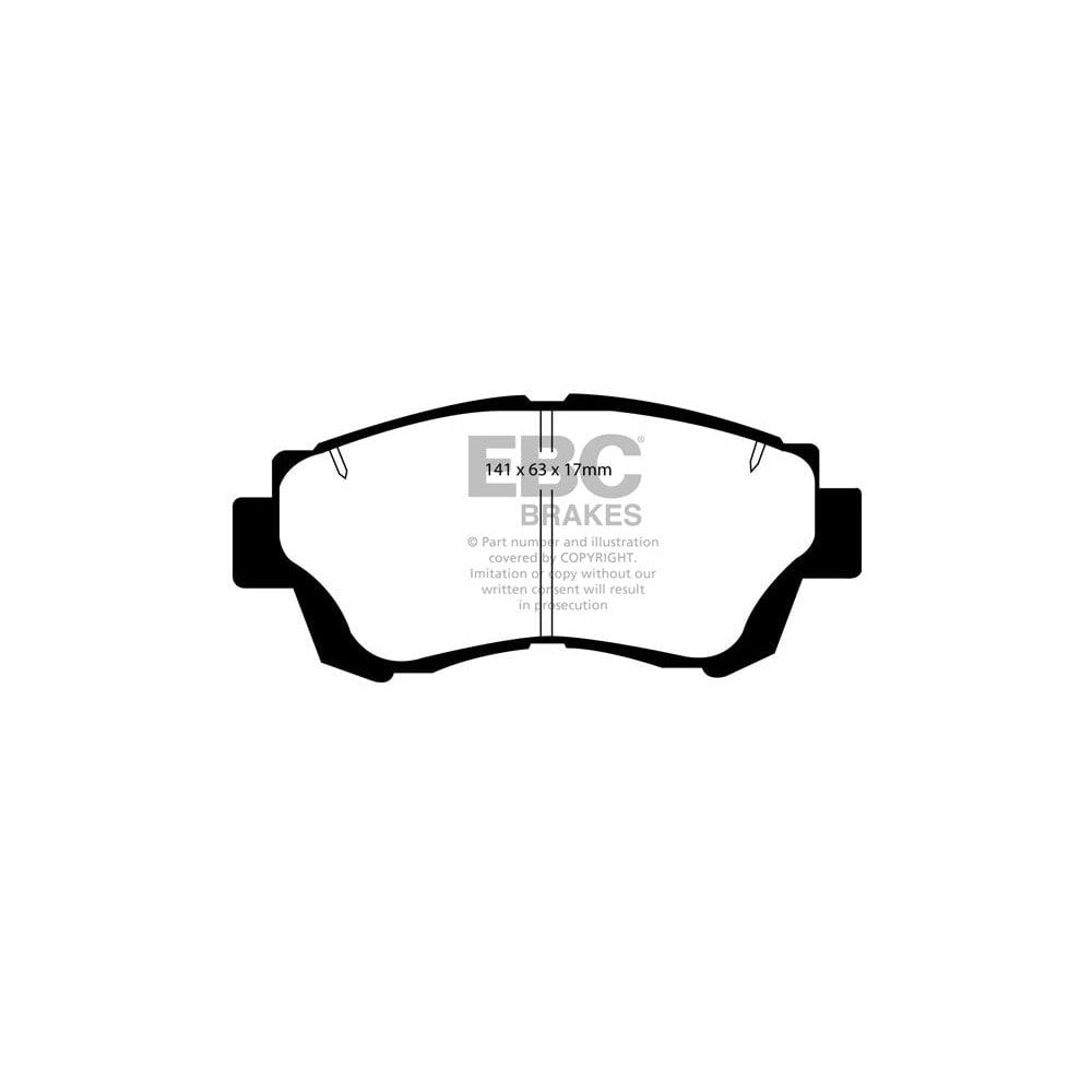 EBC Lexus LS400 UCF10 Greenstuff 2000 Front Brake Pads (1989-1994) 1 EBC Lexus LS400 UCF10 Greenstuff 2000 Front Brake Pads (1989-1994)