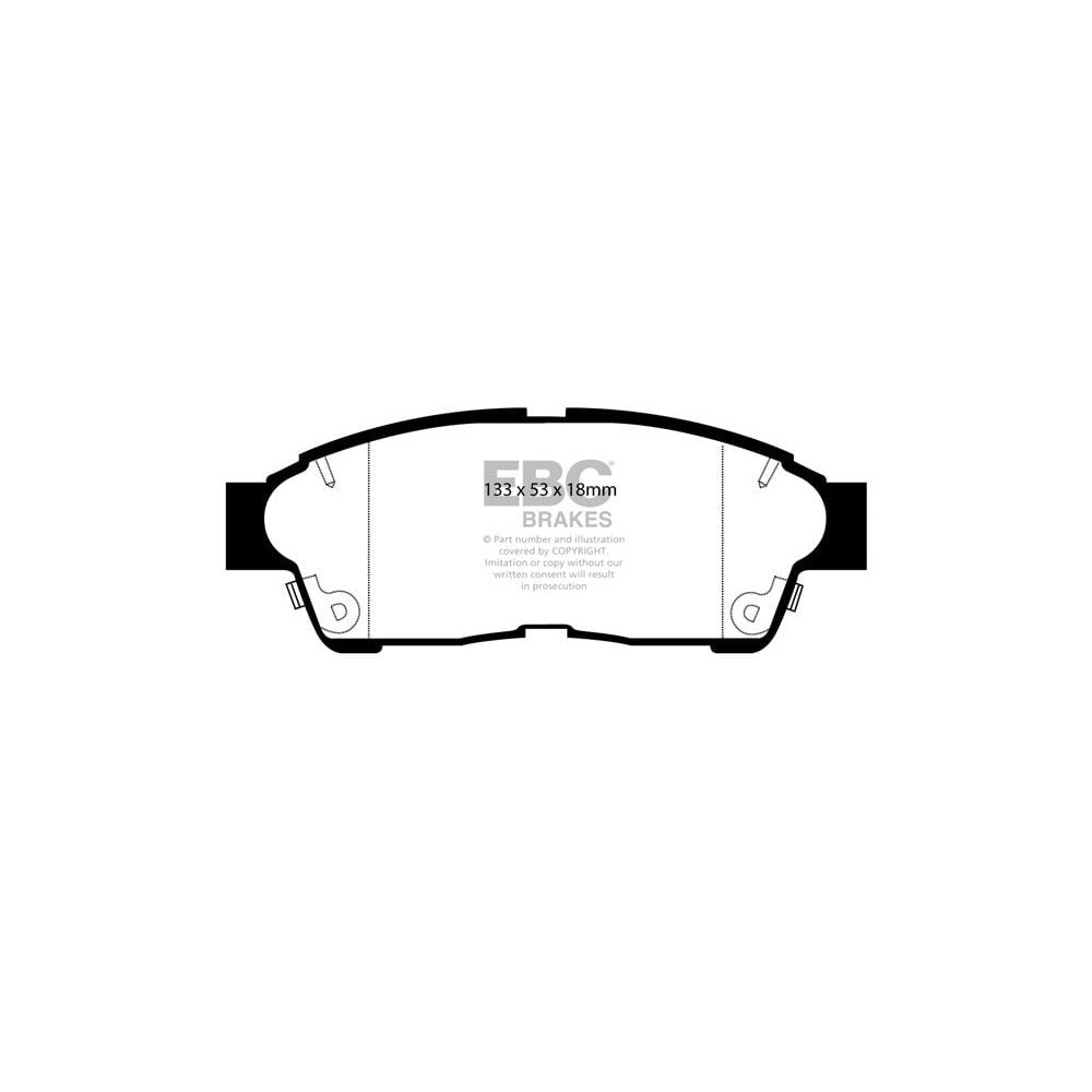 EBC Toyota Corolla AE111 Greenstuff 2000 Front Brake Pads (1993-1997) 1 EBC Toyota Corolla AE111 Greenstuff 2000 Front Brake Pads (1993-1997)
