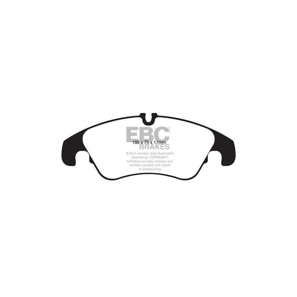 EBC Audi A6 C7/C7.5 Greenstuff 6000 Front Brake Pads (2011-2018) 1 EBC Audi A6 C7/C7.5 Greenstuff 6000 Front Brake Pads (2011-2018)