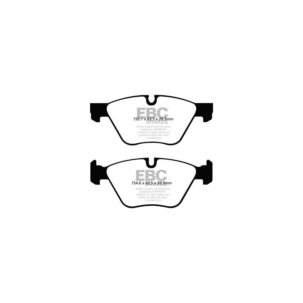 EBC BMW 5-Series F10 Ultimax Front Brake Pads (2011-2018) 1 EBC BMW 5-Series F10 Ultimax Front Brake Pads (2011-2018)