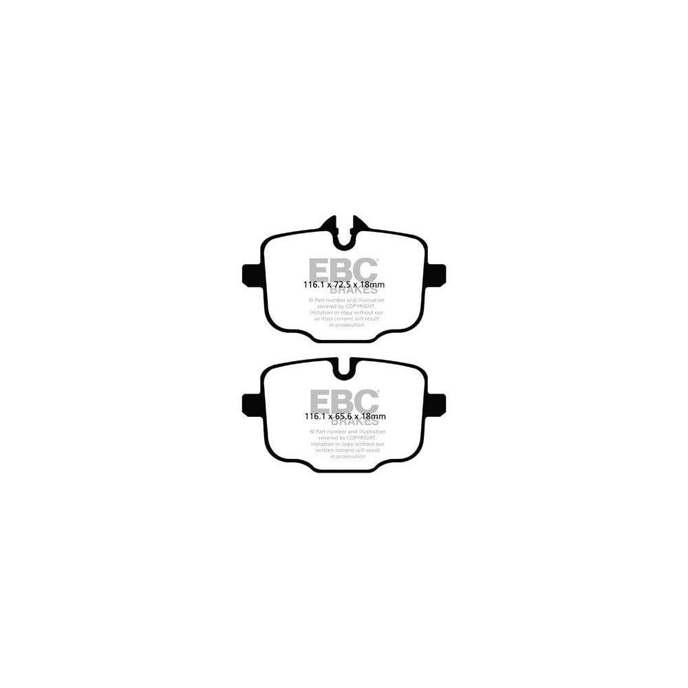 EBC BMW 3-Series G80 Greenstuff 2000 Rear Brake Pads (2021-on) 1 EBC BMW 3-Series G80 Greenstuff 2000 Rear Brake Pads (2021-on)