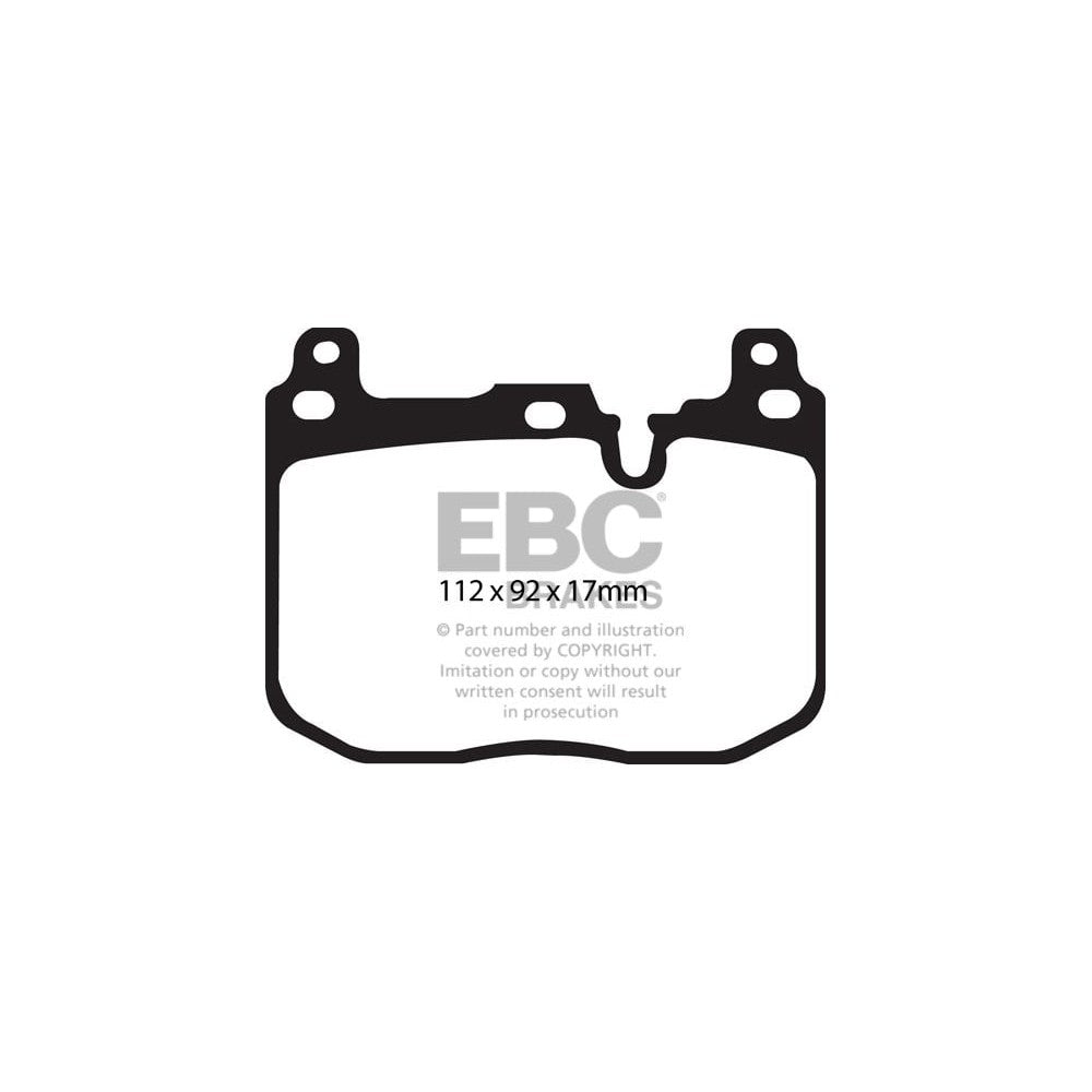 EBC BMW 3-Series F30 Ultimax Front Brake Pads (2011-2019) 4 EBC BMW 3-Series F30 Ultimax Front Brake Pads (2011-2019) - Image 4