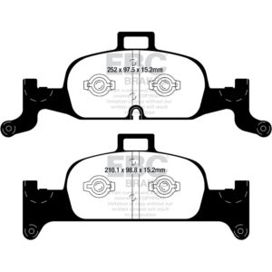 EBC Audi A4 B9/B9.5 Greenstuff 2000 Front Brake Pads 8 EBC Audi A4 B9/B9.5 Greenstuff 2000 Front Brake Pads