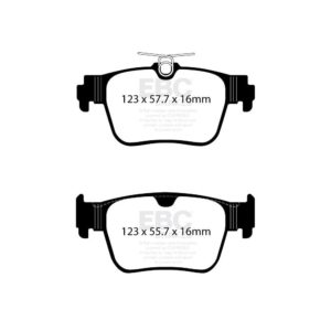 EBC VW Golf Mk8 Greenstuff 2000 Rear Brake Pads (2019-on) 9 EBC VW Golf Mk8 Greenstuff 2000 Rear Brake Pads (2019-on)