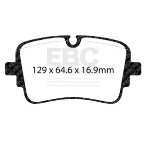 EBC Audi A6 C8 Redstuff Rear Brake Pads (2018-2025) 12 EBC Audi A6 C8 Redstuff Rear Brake Pads (2018-2025)