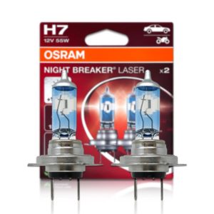 Osram Night Breaker Laser H7 Halogen Bulbs 12V 55W (Pair) 7 Osram Night Breaker Laser H7 Halogen Bulbs 12V 55W (Pair)