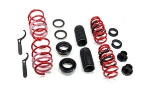MTS Technik - VW Golf Mk8 Hatchback Adjustable Lowering Springs (CD1) 2019+ – 10-25mm F / 5-20mm R, Multilink Rear, FA 1001-1130kg