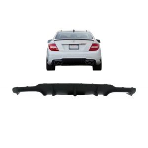 Mercedes C-Class W204 / C204 AMG Sport Style Rear Diffuser (2012-2014) 8 AMG Sport Style Rear Diffuser RDMBW204F