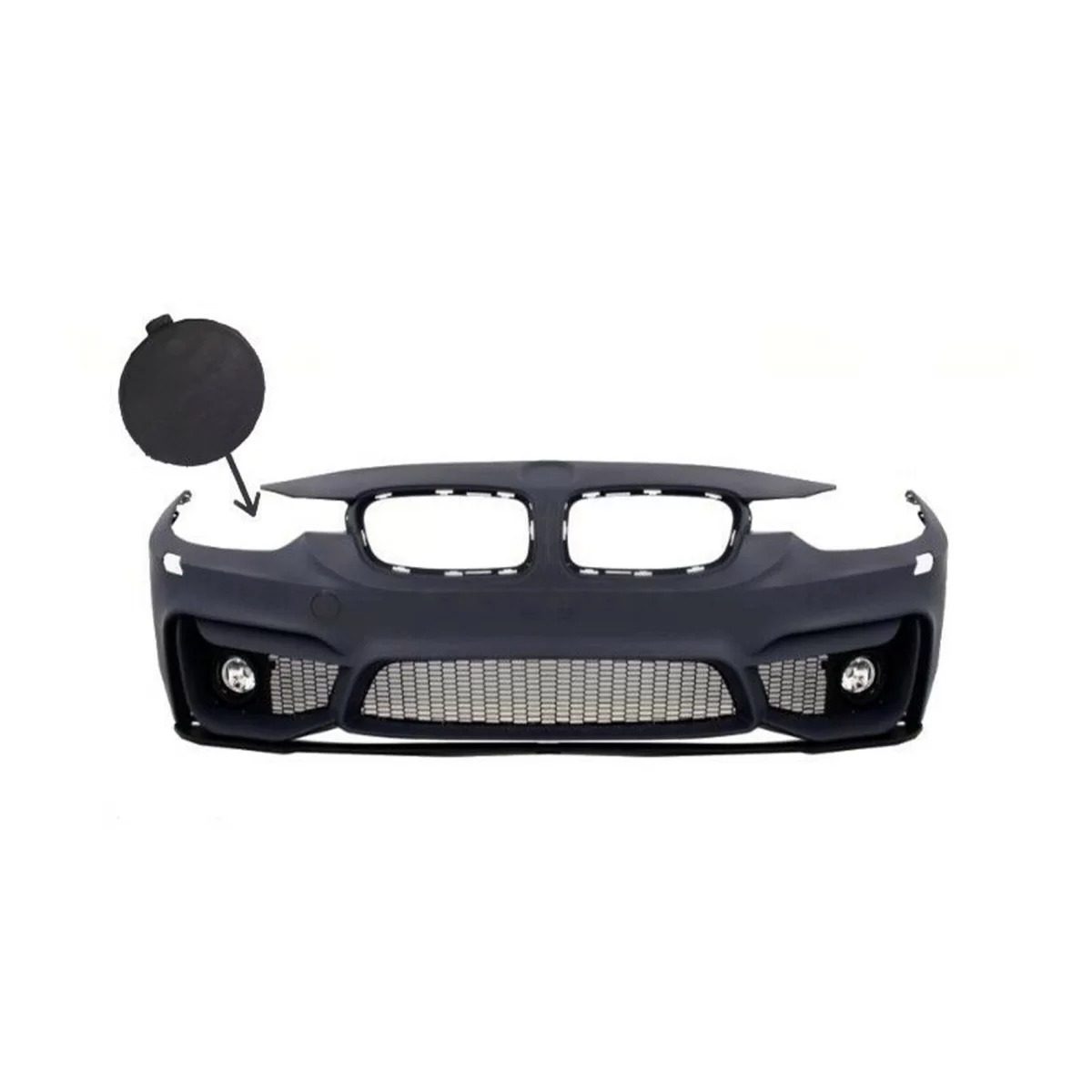 BMW 3 Series F30 / F31 Front Bumper Tow Hook Cover (2011-2018) 1 BMW 3 Series F30 / F31 Front Bumper Tow Hook Cover (2011-2018)