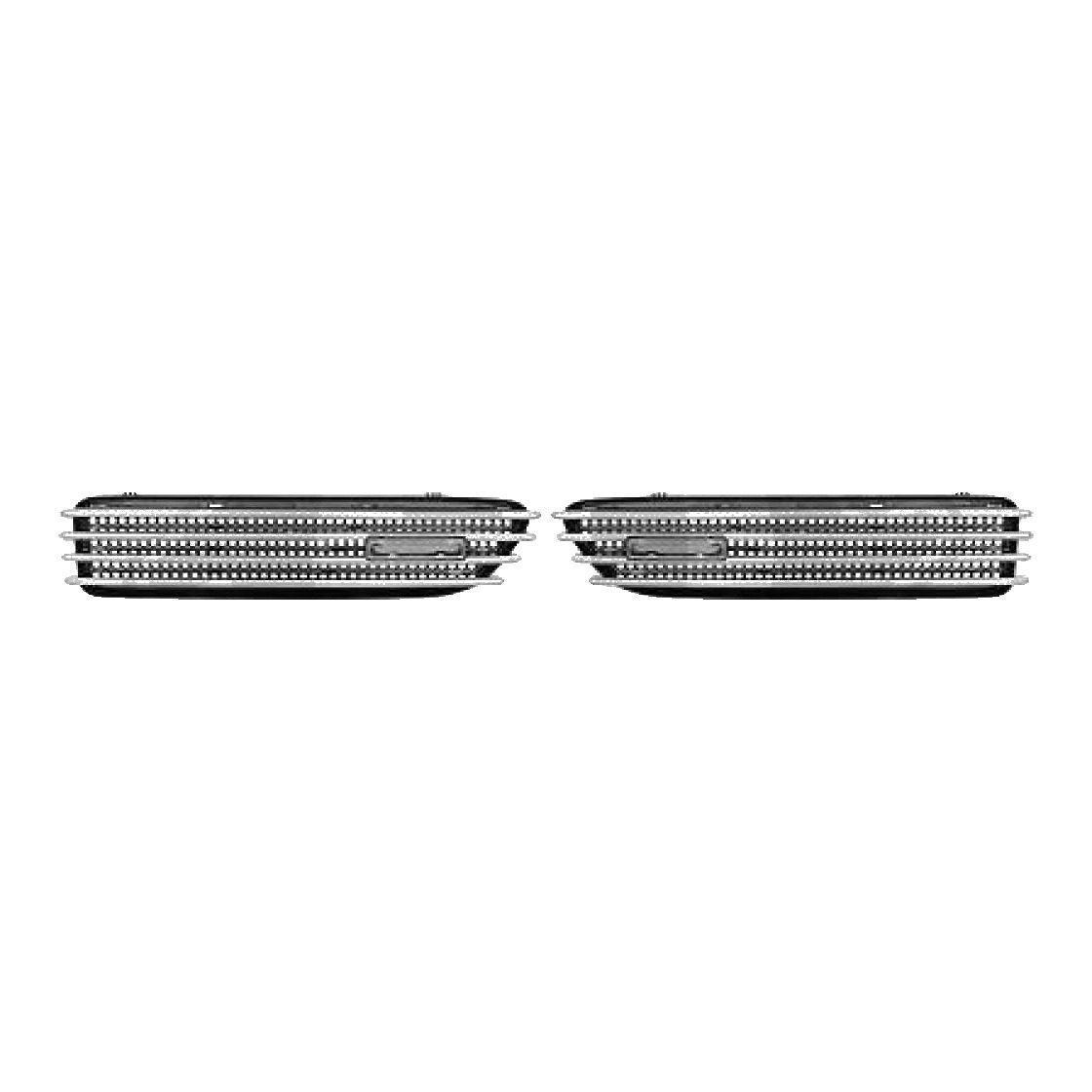 BMW 3 Series E46 Front Bumper Grille Set (1998-2001) 1 BMW 3 Series E46 Front Bumper Grille ZUB00258