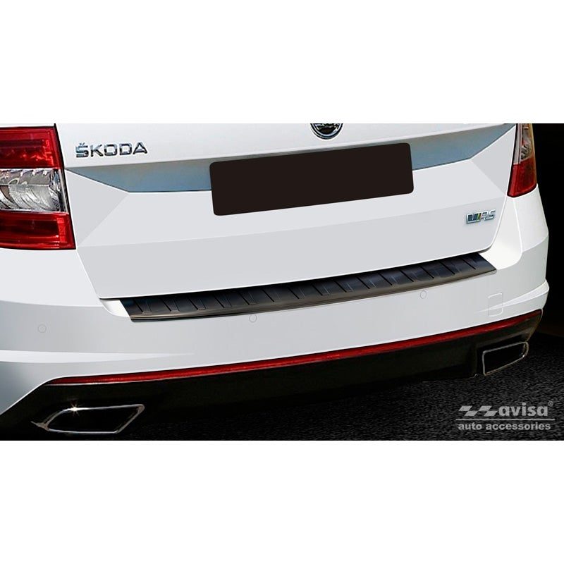 Avisa Skoda Octavia Mk3 5E Stainless Rear Bumper Protector (2013-2020) 1 Avisa Skoda Octavia Mk3 5E Stainless Rear Bumper Protector (2013-2020)