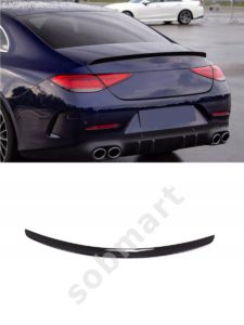 Boot Spoiler For Mercedes CLS C257 2018+ Gloss Black 9 Boot Spoiler For Mercedes BS-MCLS-C257-ABS-02