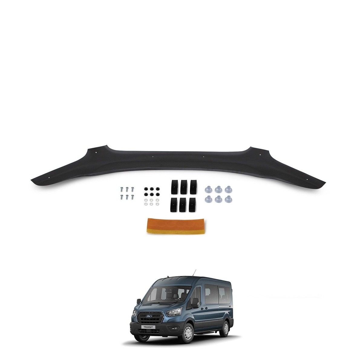 Ford Transit Bonnet Protector (2014-2019) 1 Ford Transit Mk8 2014-2019 bonnet protector