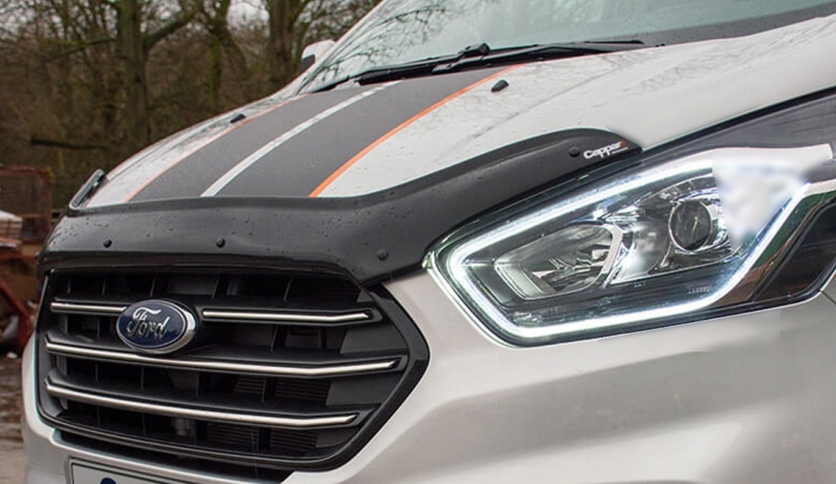 Ford Transit Custom Bonnet Protector (2017-2023) 6 Ford Transit Custom Mk1 facelift 2017-2023 bonnet protector