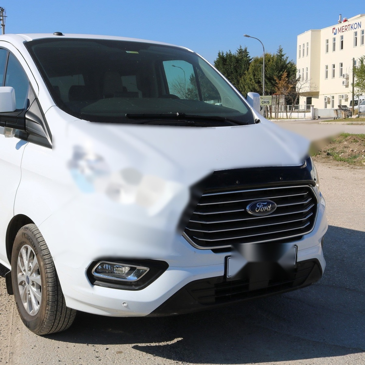 Ford Transit Custom Bonnet Protector (2017-2023) 8 Ford Transit Custom Mk1 facelift 2017-2023 bonnet protector