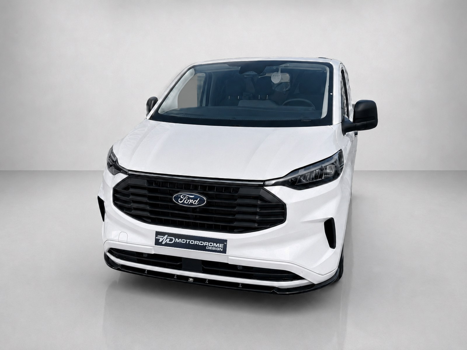 Motordrome Ford Transit Custom Mk2 Front Splitter V.1 Gloss Black (2023-on) 3 Motordrome Ford Transit Custom Mk2 Front Splitter V.1 Gloss Black (2023-on) - Image 3