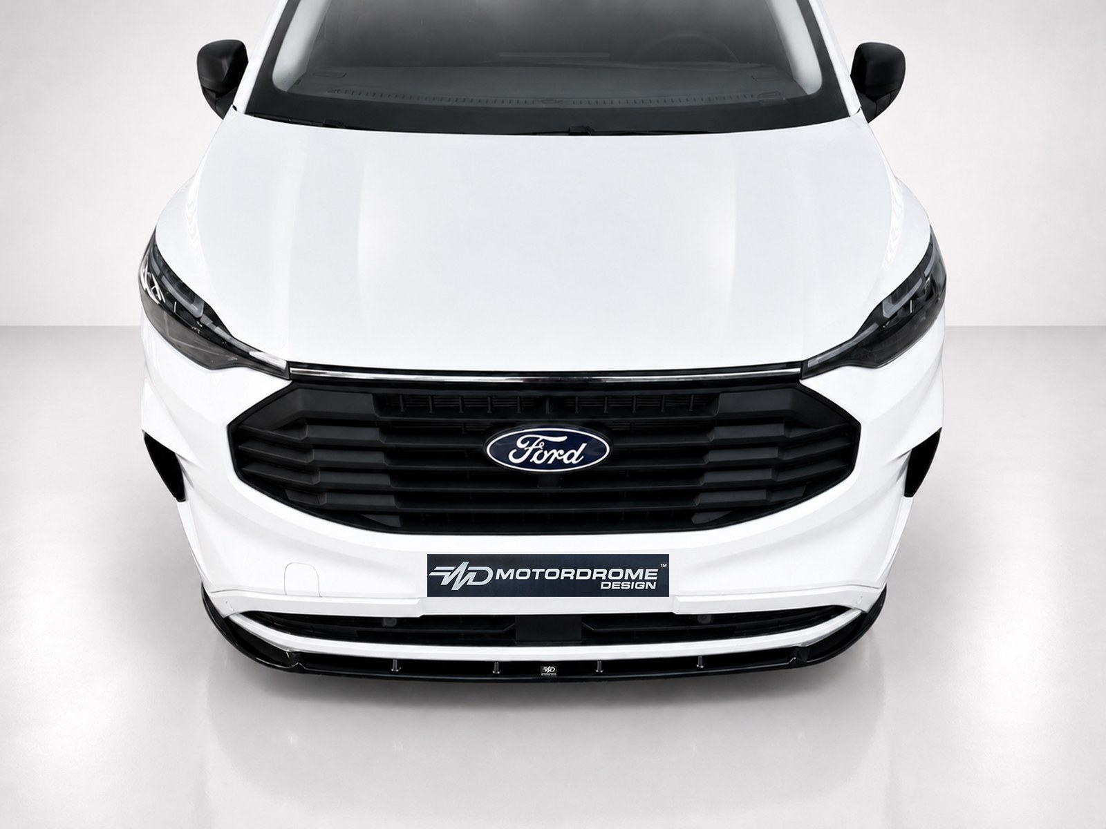 Motordrome Ford Transit Custom Mk2 Front Splitter V.1 Gloss Black (2023-on) 5 Motordrome Ford Transit Custom Mk2 Front Splitter V.1 Gloss Black (2023-on) - Image 5