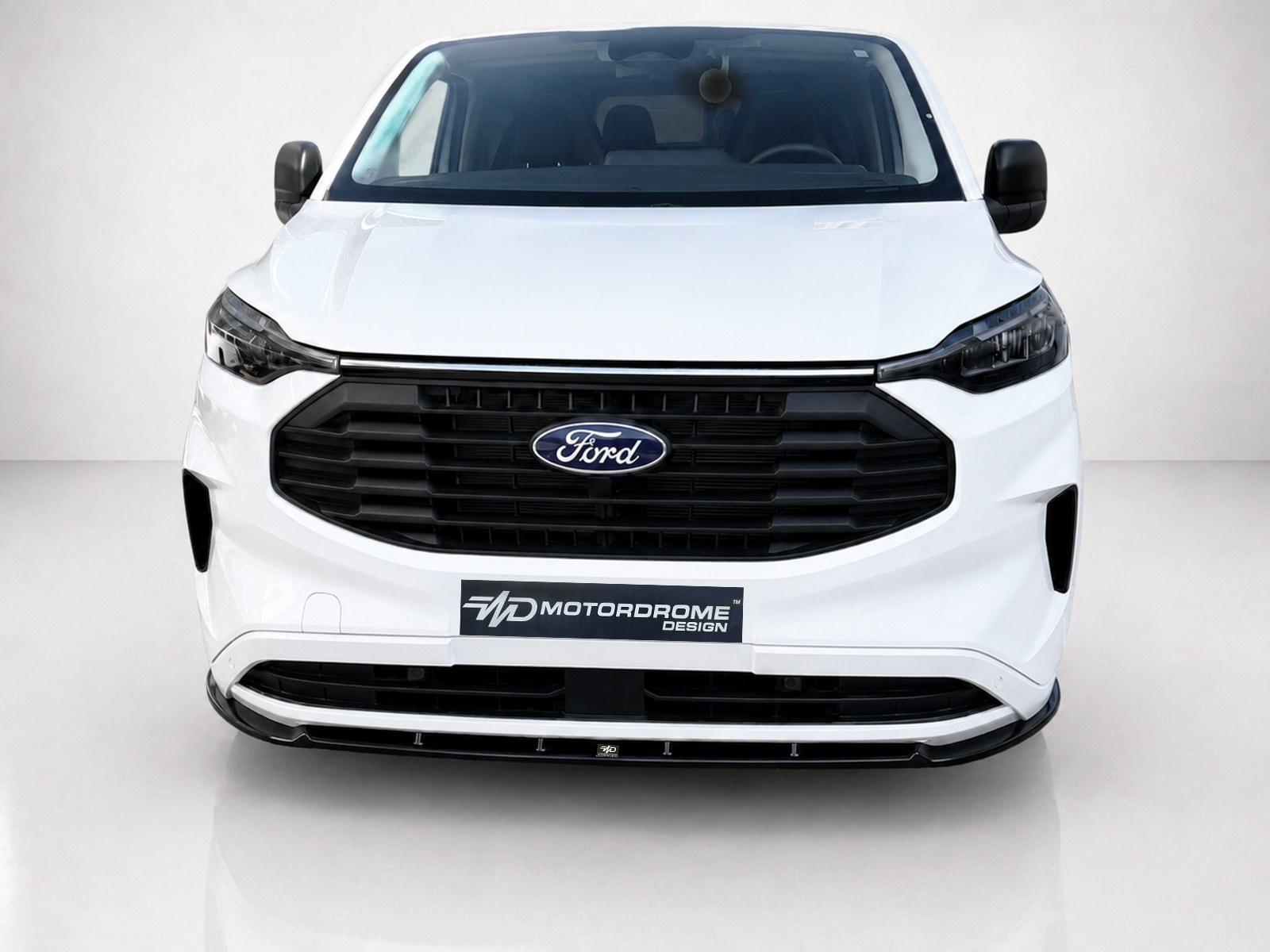 Motordrome Ford Transit Custom Mk2 Front Splitter V.1 Gloss Black (2023-on) 6 Motordrome Ford Transit Custom Mk2 Front Splitter V.1 Gloss Black (2023-on) - Image 6