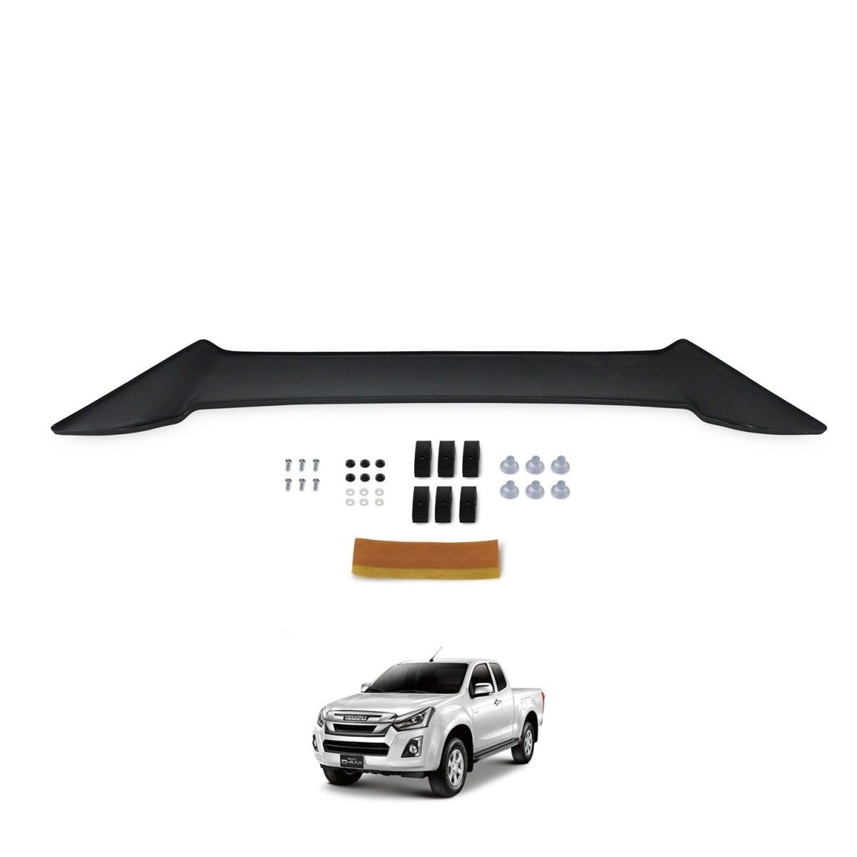 Isuzu D-Max Bonnet Protector (2017-2021) 1 Isuzu D-Max (second generation facelift) 2017-2021 bonnet protector
