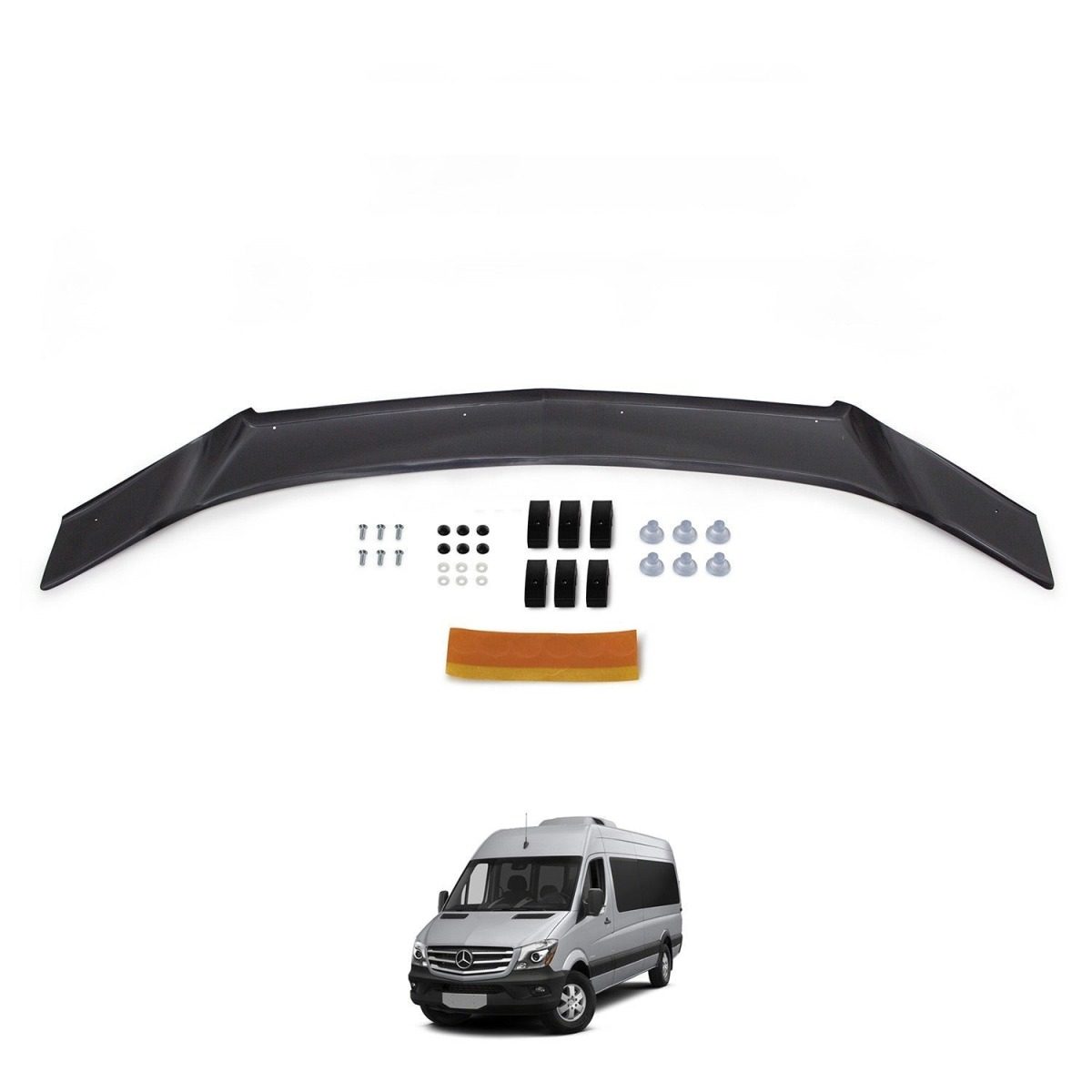 Mercedes Sprinter Bonnet Protector (2014-2018) 1 Mercedes-Benz Sprinter W906 facelift 2014-2018 bonnet protector