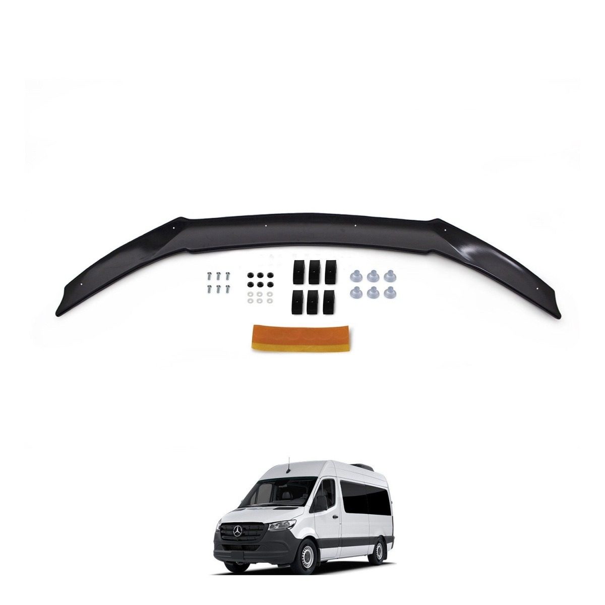 Mercedes Sprinter Bonnet Protector (2018+) 1 Mercedes-Benz Sprinter W907 2018+ bonnet protector